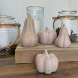 Speckled Ceramic Pumpkins - 2 sizes