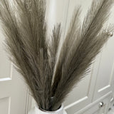 Feathered Artificial Spray pack of 6 - Khaki 70cm