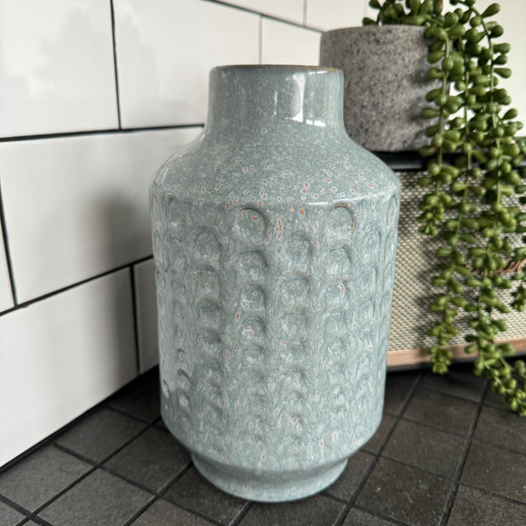Blue Patterned Ceramic Vases H25.5cm - 2 styles