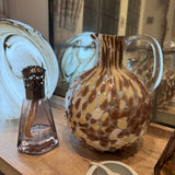 Brown & Neutral tone Giraffe Glass Pitcher Vase