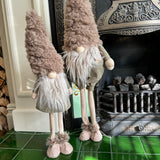 Green & Beige Tall Santa Gnomes - 2 sizes