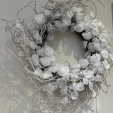 Luxury Snowy Wreath 50cm