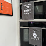 Retreat Tea Towel - 'Oh Crepe'