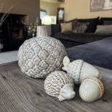 Decorative Round Bud Speckled Vase H15.7cm