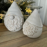 Christmas Ceramic neutral Gonk - 2 sizes