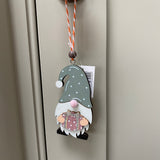 Christmas Wooden Gonk Hanging Decoration - 3 styles