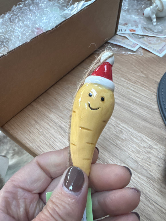 Fun Christmas Hanging Decoration - Parsnip
