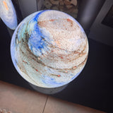 Hand crafted unique high quality glass lamps



Glass Pebble Hand-Blown Lamp - Large H28cm
Design - Blue &amp; Black Planet Lamp