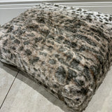 Faux Fur Clapham Tactile Natural Throw