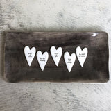 East of India Token Heart - 'Proud of you'