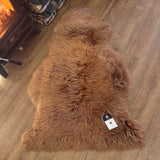 Hanlin - Pure New Wool Genuine Sheepskin
Premium Large Rug Colour - Chestnut +100cm