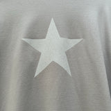 Chalk - Dove Grey Renee Top with White Glitter Star