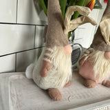 Standing Fabric Brown 30cm Bunny Gonks Available in 2 body colours - Grey or Pink