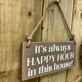 Hanging Quotable Wooden Signs - Drinking Quotes