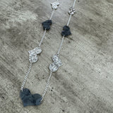 Eliza Gracious - Resin & Metal Heart Link Necklace | 2 colours