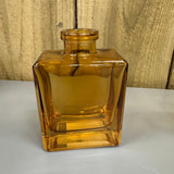 Small Glass Bottle Vases Amber - 2 sizes