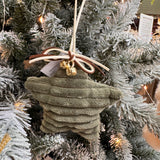 Plush soft Sage hanging decoration - Heart & Star