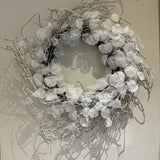 Luxury Snowy Wreath 50cm