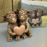 Hughie Highland Cow Figurine - True Love