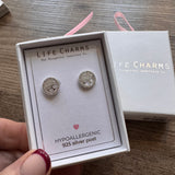 Life Charms the Thoughtful Jewellery Co.
Silver plated stud hypoallergenic Earrings collection;
Tree of Life Silver Stud earrings E173S