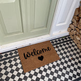 Natural Doormat - Welcome