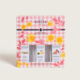 Maison Berger - Estivale / Summer Triopack of fragrances 250mlx3
Fruity Sun, Sweet Grapefruit &amp; Zest of Verbena
New SS/26