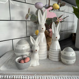 White Rabbit Ceramic Egg Holder