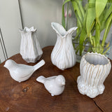 Wikholm - Leslie Off White Vases - 3 shapes