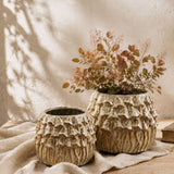 Stoneware Mushroom Planter - Large