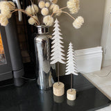 Single Wooden Tall Trees on Base - Available in 3 sizes; Small 34cm, Medium 44.5cm & Large 63cm