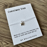 Christmas Adjustable Charm Bracelet - 'Christmas Star'