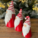 Christmas Ceramic Red and White Santa  - 3 sizes