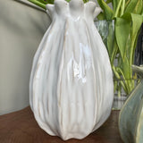 Wikholm - Lillian Off-White Tall Vase 20cm