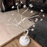 LED White Blossom Tree 45cm - Mains or Battery operated