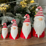 Christmas Ceramic Red and White Santa  - 3 sizes