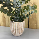 Cement Wave Plant Pot - 2 sizes