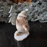 Festive sparkle Hedgehog skating with a tree