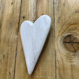 Hanging Rustic Wooden Hearts - 3 sizes