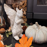 Ceramic Rustic Foraging Squirrel H20cm