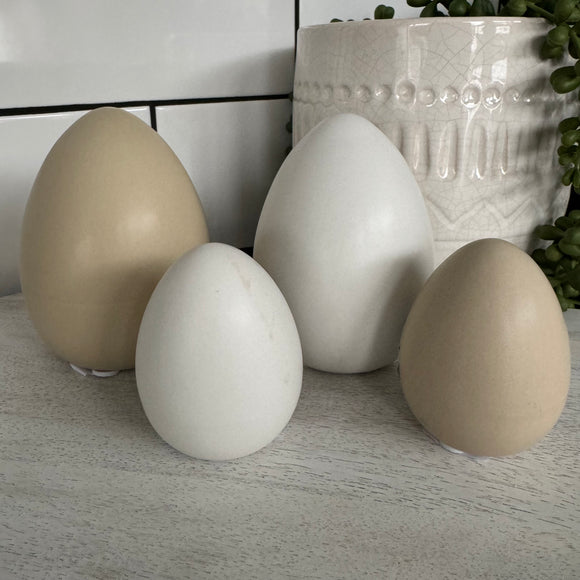 Neutral Matte Eggs - 2 sizes