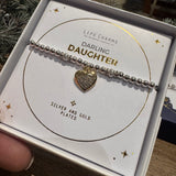 Life Charm Christmas Bracelet - ‘Darling Daughter’