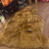 Hanlin - Pure New Wool Genuine Sheepskin
Premium Large Rug Colour - Beige with a Dark Tip +95cm