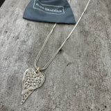 Eliza Gracious - Long Double Heart Necklace on Twin Snake Chain | 3 colours