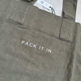 Chalk - Olive Oversized Shopper | Pack it in