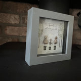 Pebble Art by La De Da Living&nbsp;

Award winning keepsake gifts - Handmade in the Cotswolds&nbsp;



Mini Framed Pebble Art -&nbsp;White block square frame 12.5cm
'Grandparents Love will never grow old'