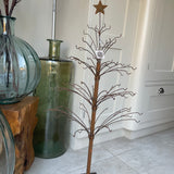 Rustic Copper coloured Metal Tree 90cm