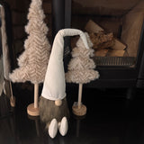 Sitting white corduroy hat Gonks - 2 sizes