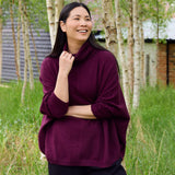 Dreams Cashmere-Like Mini Cable Roll Neck Jumper - Forest