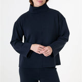 Luxe Jersey Funnel Neck Sweatshirt&nbsp;
Everyday smart, comfort &amp; easy wearing outfit
Colour - Navy