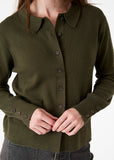 Cashmere-like Patch pocket Shirt - Forest
